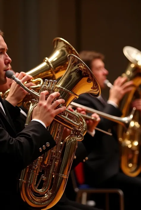 Trumpets together with tubas (instruments only) 

