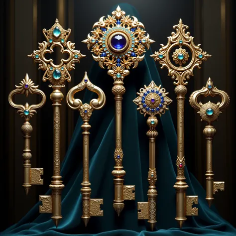 a collection of the most ornate keys ever imagined