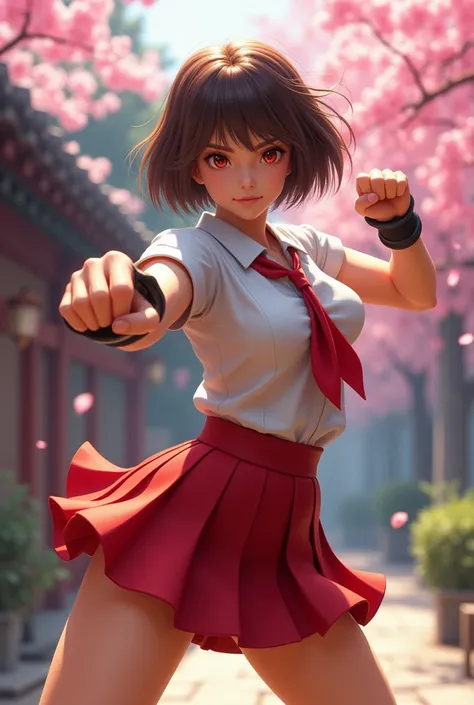 Sakura from street fighter