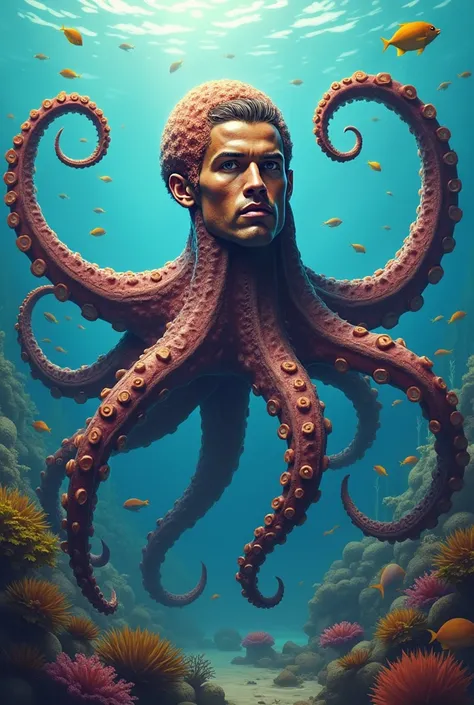 Create an octopus with Cristiano Ronaldo 