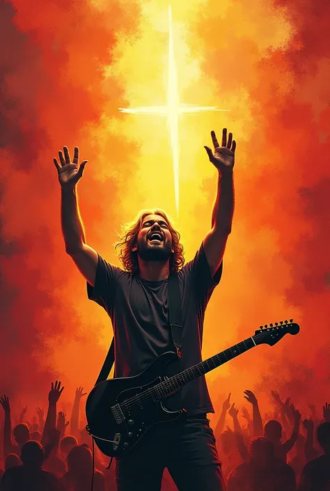 A Christian rock print