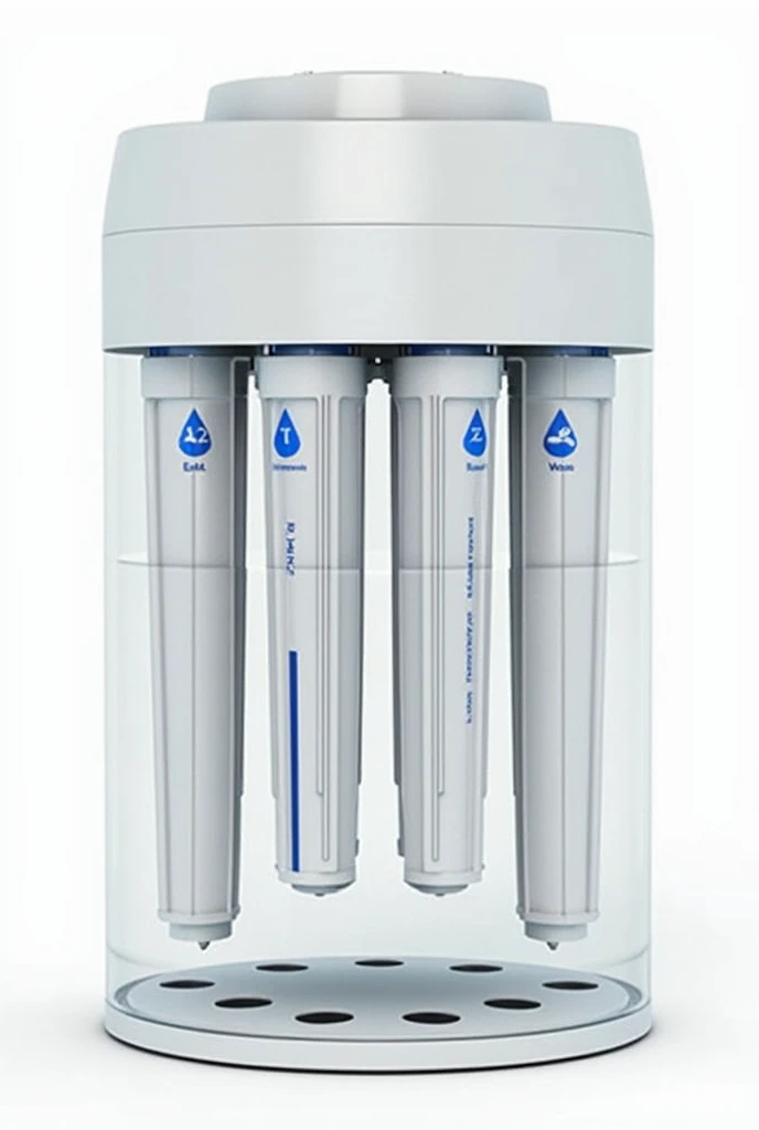  above it creates the image of a system composed of 4 tapers with a capacity of 1 liter of water,  and that it has an aeration or pumping system  , that it reaches each tapper with water  