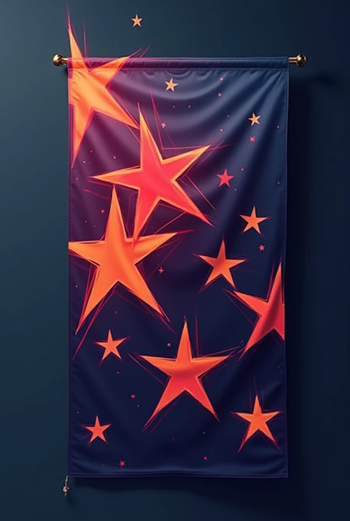 Create a flag with 7 Stars and a proginal design