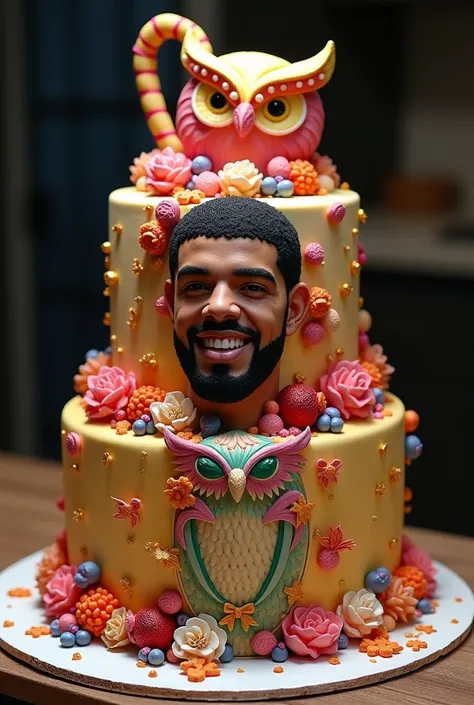  Drake Happy Birthday Cake, Tres Leches cake 