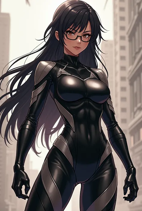   Kuroki Akuma : ( Boku no hero )
Physics:
- Age:  20
- Gender :  Female Hair
- Brilliant height : 1.68 m
- Weight :  58 kg
- :  long black, 
- Eyes :  dark brown , 
- Face : Oval,  warm skin
- : athletic,  muscular body

Personality :
 - Determined
- Brav...