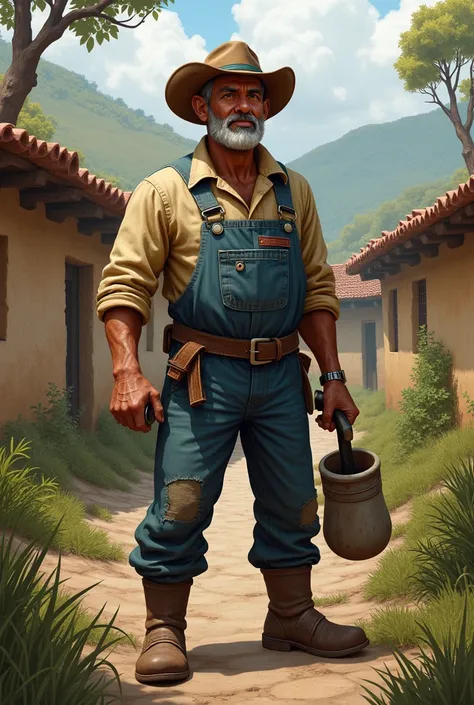 Generate a plumber who represents the rural area of Peru
