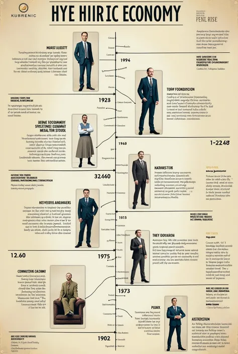 Timeline about historical periods of the economy (chronological time ,  Features ,  representatives or maximum exponents with their contributions 