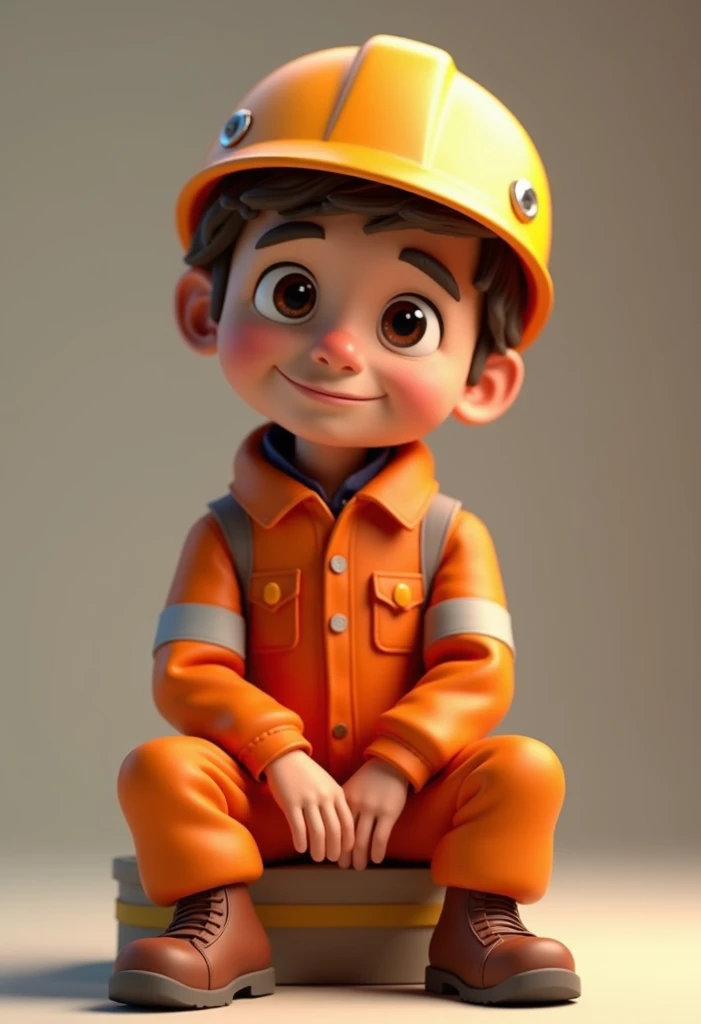 
Cartoon character of a man wearing a protective helmet and an orange jumpsuit, an animated character, Stylized character,  animation rendering style , 3D stylized, Arnold Maya Rendering, Stylized 3D render, toon render keyshot, 3d character, 3d character,...