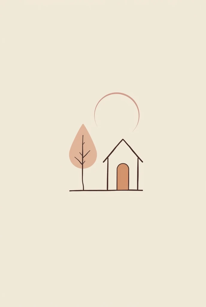 Create store logo about home and comfort minimalist fine art