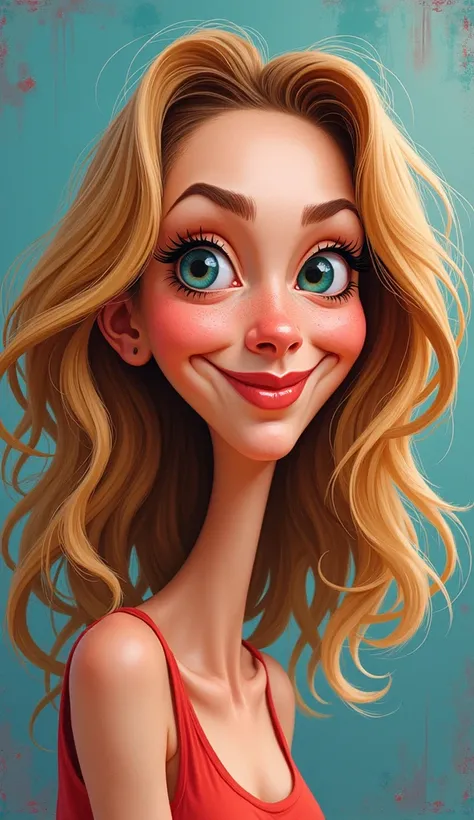 Caricature of Sydney Sweeney