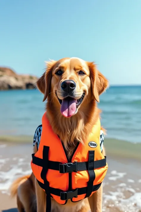 We need an image like this which can be saved on a life jacket which has a dogs photo printed on it.