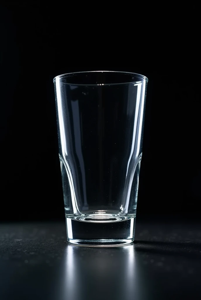 Use a glass cup ,  backlighting with diffuser. place the glass on a dark background to contrast with the glass ,Position a light source behind the glass by directing it to the camera with a light diffuser,  put reflectors on both sides of the glass to illu...