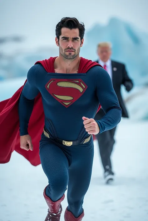 Superman,a 30-year-old Tyler Hoechlin face, attractive, prepares to transform from reporter into Superman, black suit pants (torn his white business shirt: 1) took off and untied with both hands Buttoned white shirt, , looking out from under his blue Super...