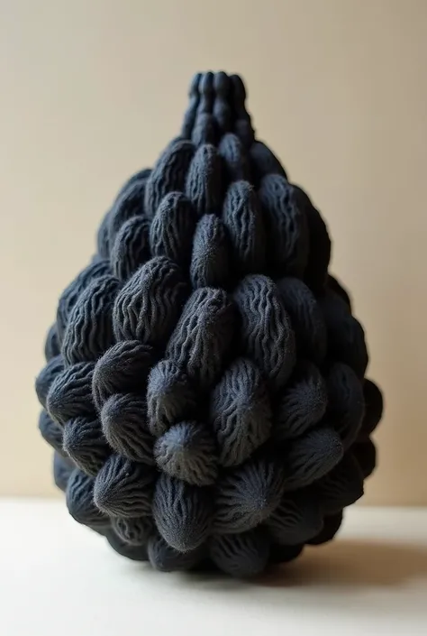 Please help me make a natural three-dimensional device using only black loofah seeds