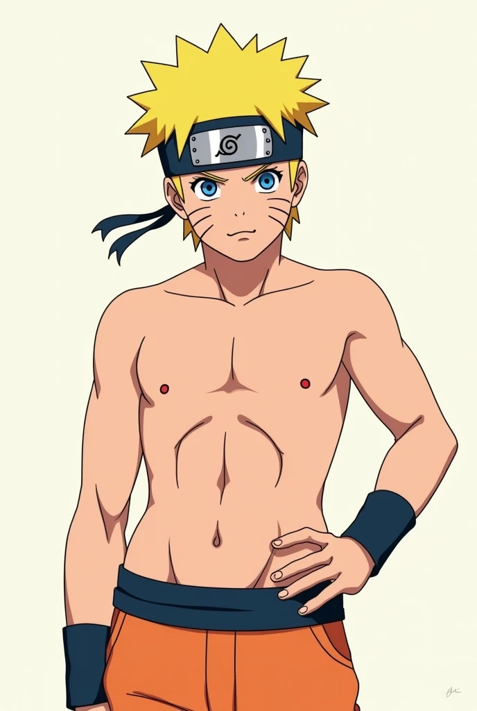 Naruto without clothes including underwear