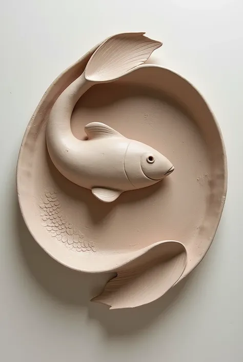 create a fish inspired platterto make out of clay