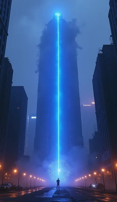 Giant Uv Laser， Burning Empire Building