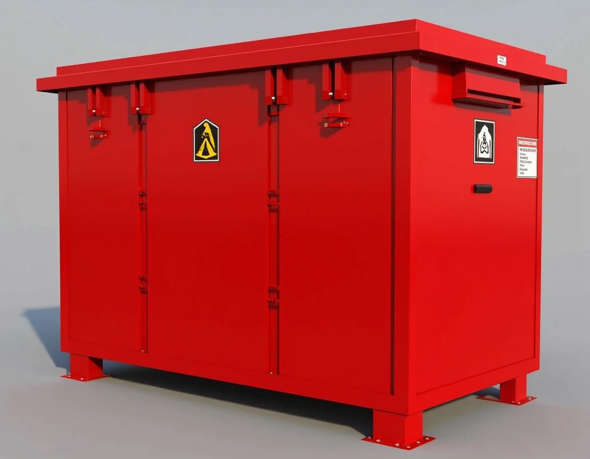  Red container
Intended for hazardous waste , such as batteries , batteries,  aerosols and hospital waste .  These materials require special handling to avoid the release of toxic substances.
