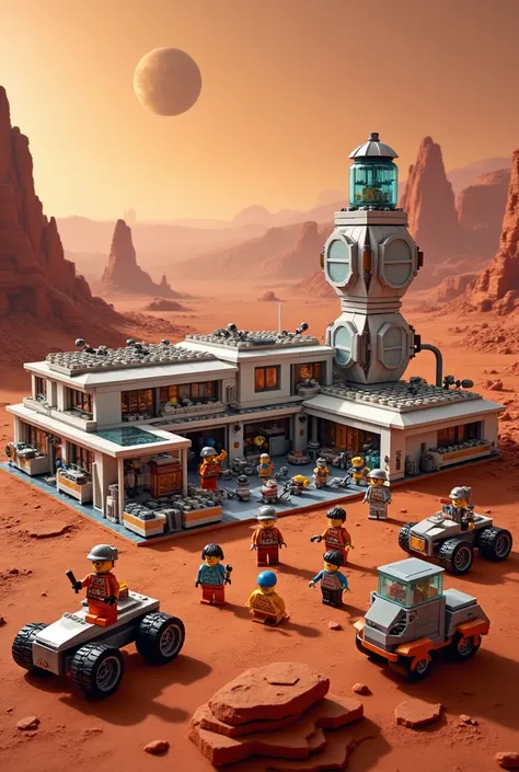 A new release from the Lego brand about Mars as the new planet Earth