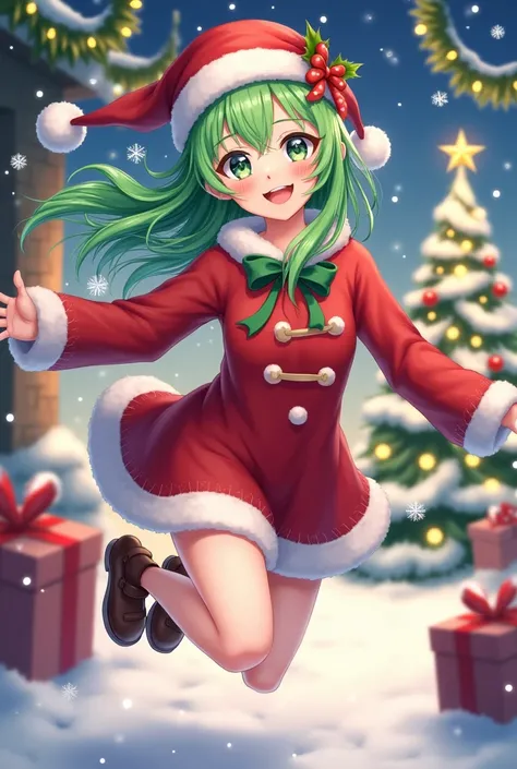 Mitsuri kanroji  in Christmas 