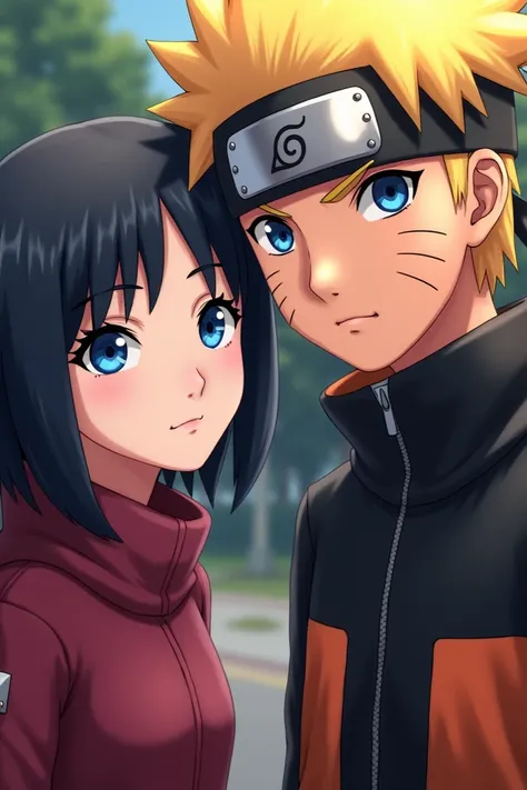 Boruto and sarada,2s,short hair,boruto uzumaki,sarada uchiha,closeup