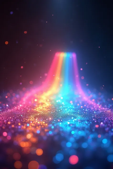 A beautiful hologram that looks like a rainbow　Poster