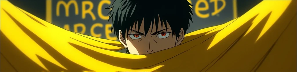 ISHOWSPEED, best quality, Death Note anime L character, yellow cloth, background writing mrceon, unique image, ISHOWSPEED, "MrCeon" , animation, yellow cloth, 