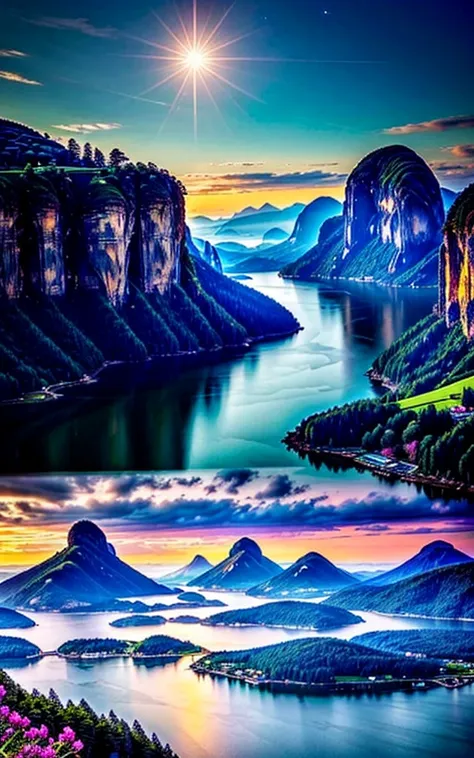 Spectacular views、 Future Cities 、god秘的、 Vivid 、 is glittering、 magic 、 surrealism、god々、 amazing、Little Star, beautiful scenery, Inspiring Scenery, Spectacular Scenery ,Breathtaking Scenery , amazing風景, Emotionally Shaking Scenery,Charming landscape,Impres...