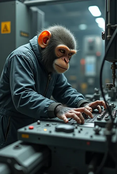 Monkey operator cnc