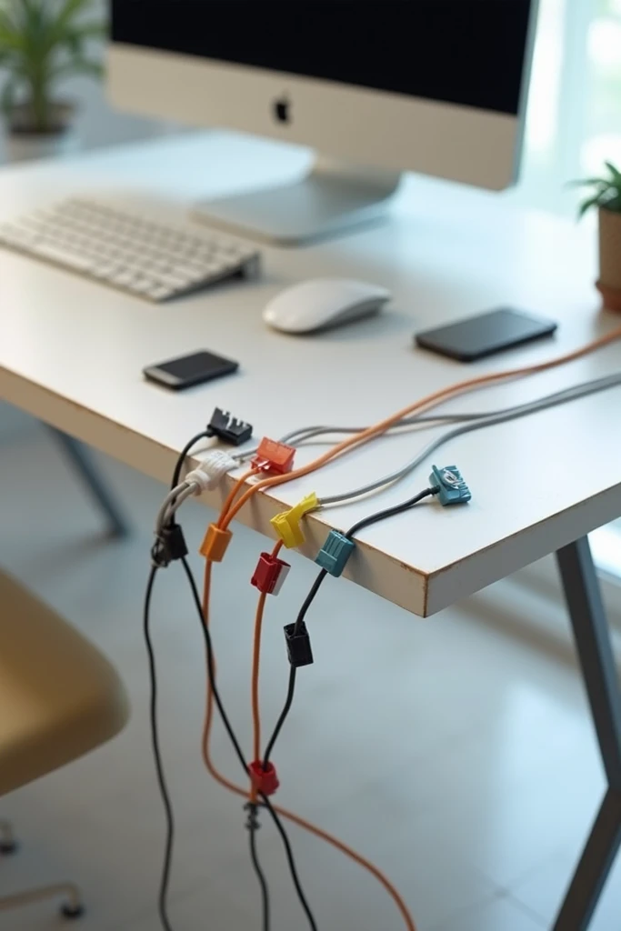 1. Binder Clips: Tame messy cords by clipping them to your desk. No more cable chaos!