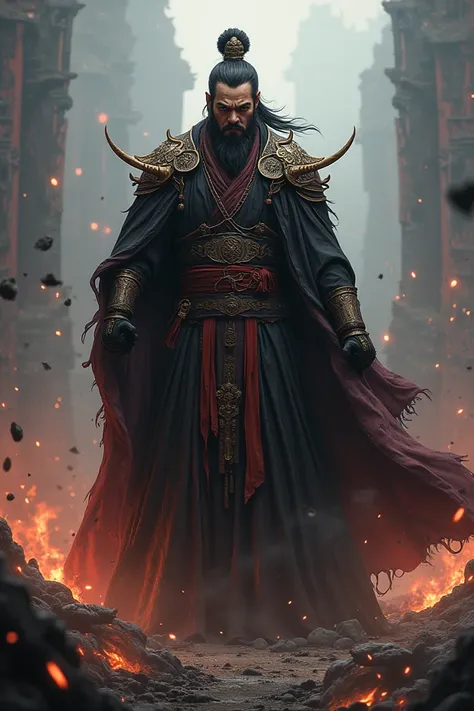 "Fellow Taoist, my path is one of chaos and endless bloody battles. My domain stands unshaken, forged in carnage and tempered by defiance of the heavens. I reign supreme as the Immortal Emperor, my will suppressing all who dare oppose me. Tell me, how fare...