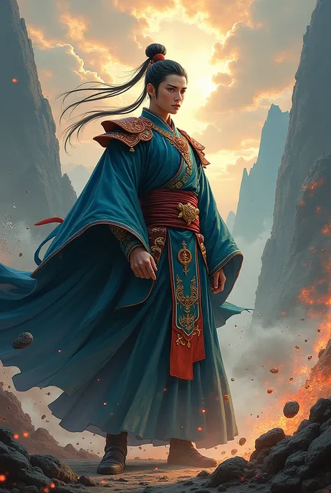 "Fellow Taoist, my path is one of chaos and endless bloody battles. My domain stands unshaken, forged in carnage and tempered by defiance of the heavens. I reign supreme as the Immortal Emperor, my will suppressing all who dare oppose me. Tell me, how fare...