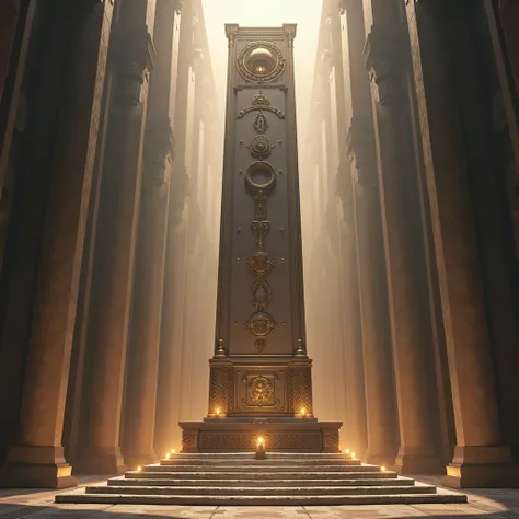 rendering of a pedestal, epic