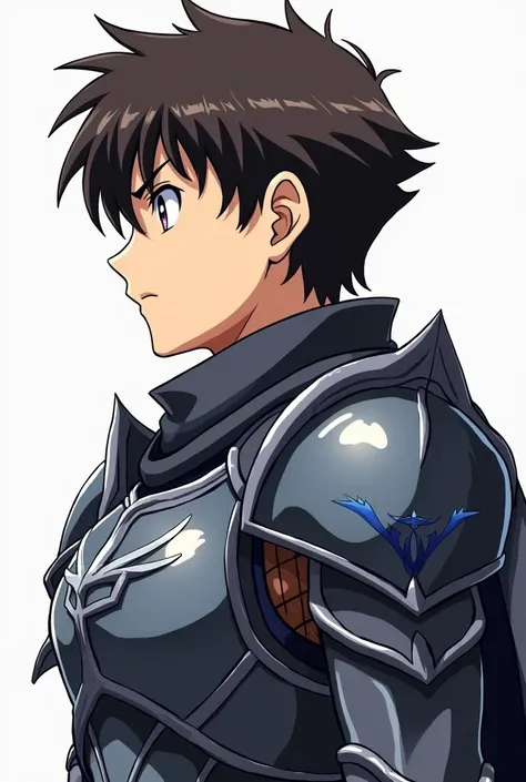  Full size image ,  face profile,  From head to toe ,  in profile and in front of , Young boy, 19 years old, male anime character , strong, athletic and handsome ,  wearing armor inspired by the style of the knights of the zodiac  (Saint Seiya),  armor bas...