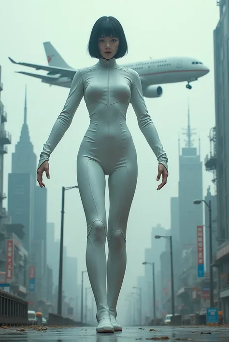 live-action、 real、(Giant girl catching jumbo jets), (  super masterpiece girl student photo art Thats Desperate the City  ), (16k,  best quality,  ultra high resolution,  RAW Photos), (that&#39;that&#39;It&#39;s so unrealistic..., Unparalleled depiction, t...