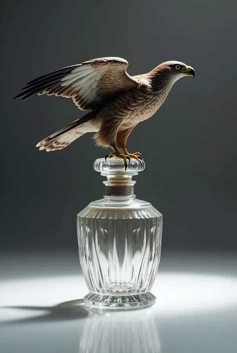 vary Simple Perfume glass with element of hawk