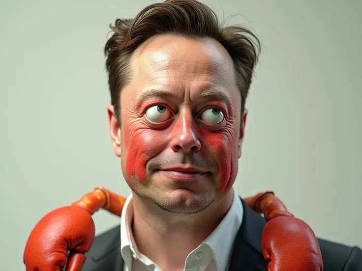 Mr. Krabs com a cara do Elon Musk