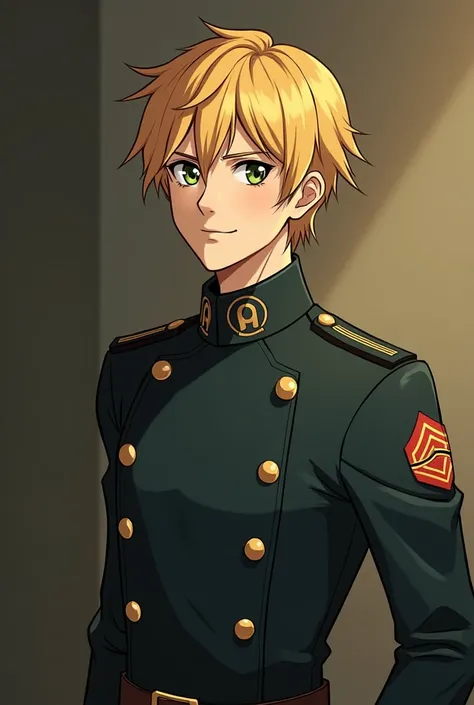 Name: Aaron Warner Anderson Appearance: 19 years old, 59" with blond-gold hair and green eyes 
Personality: Cold and manipulative, but gradually becomes more loving 
Role: Chief commander and regent of Sector 45, and son of the supreme commander of The Ree...