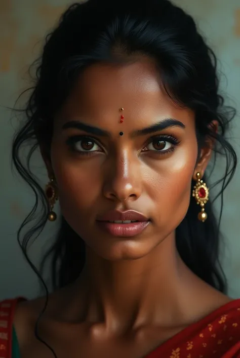  Indian female with dominant face 

