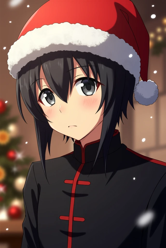 Kazuto Kirigaya with Christmas hat 