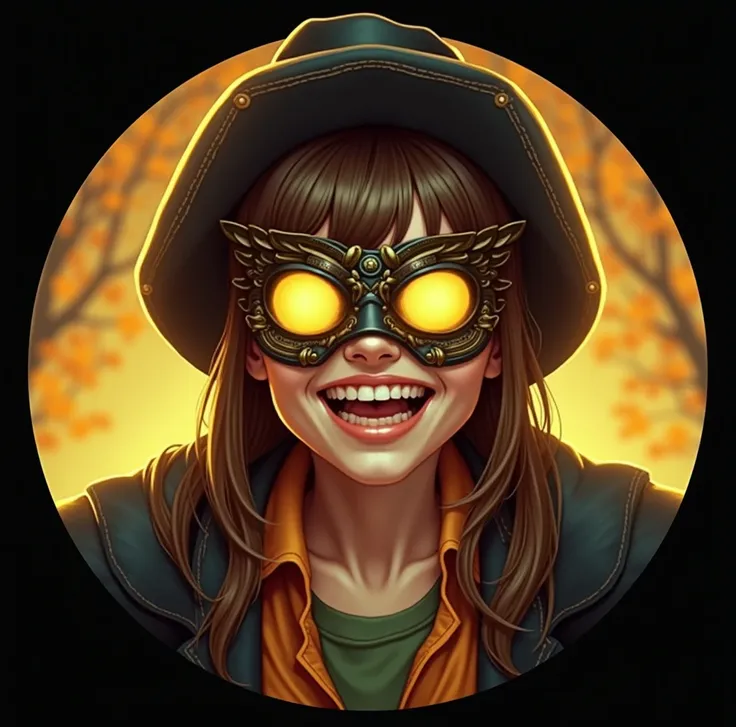  I want a profile picture based on the one I posted, without the mask, with a country hat and with bright colors 