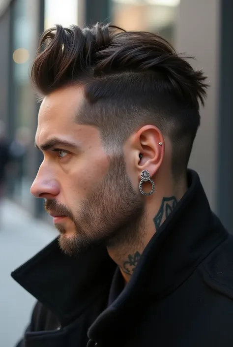 Helix piercing ideas for men