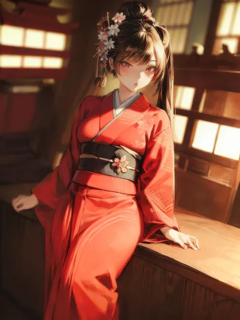 (masterpiece, highest quality:1.2), 1 girls, , ((Shes wearing a very cute outfit)),  ((Red kimono)) , ((Japanese Festivals)), (eyes half closed),   The body shakes violently, ((Hasselblad Photos)), [:(detailed face:1.2):0.2],(Cute tattoo), orgasm , aroused...