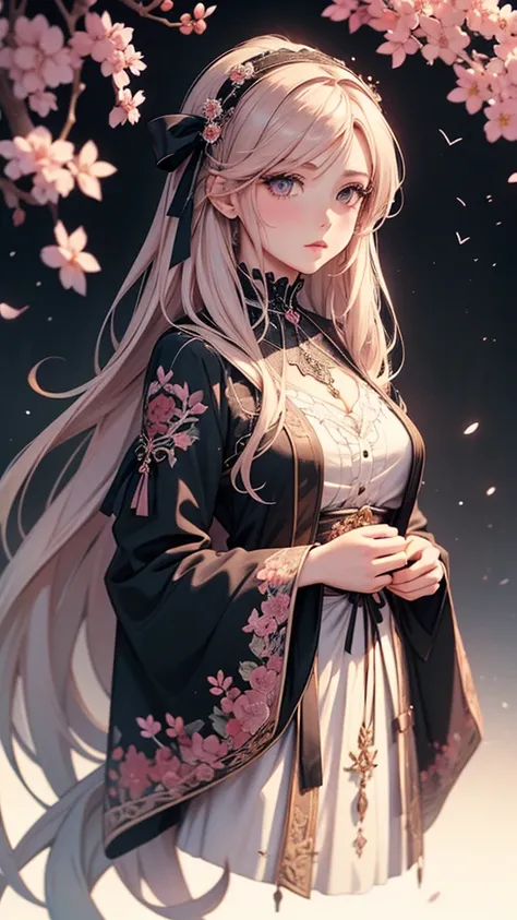 Soft anime illustration, Beautiful anime portraits, Anime girl with long hair, White Anime Barbie、Beautiful anime faces, Anime Style 4k、High resolution, masterpiece, Accurate, number々Awards, 最high quality, High resolutionモデル, high quality, Very detailed, 超...