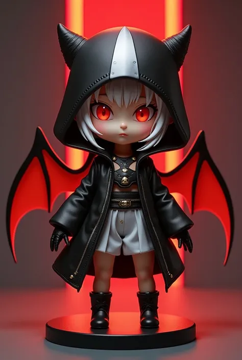 SD Character,The doll has a full body and looks like an angel ,    Cyberpunk , golden hair in Good Smile Company anime style , The photo is、Shi Tao,   has become a hot topic in the CG Society , Neo-Dada, from   Arknights, style as   Nendoroid  ,   Arknight...