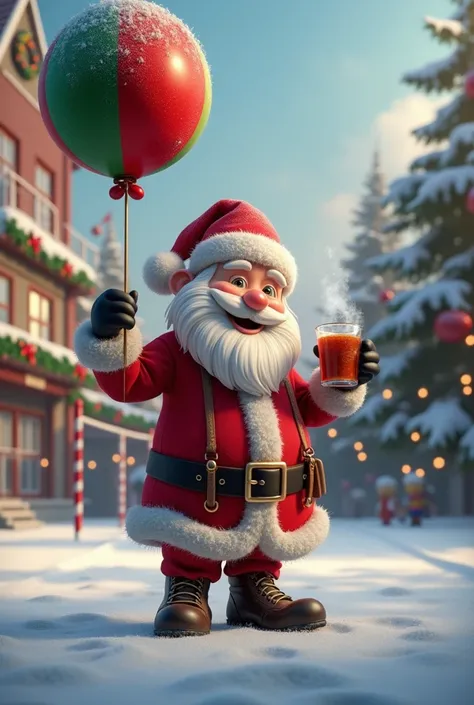 xmas 
Handball field 
Ballon 
Mulled wine 
santa  