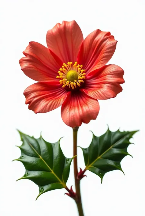 
Holly flower isolated on transparent background