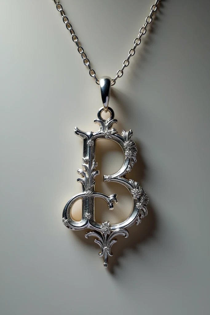 I would like a charm for a silver chain ,  the pendant must be a mix between the letters B, M and D 