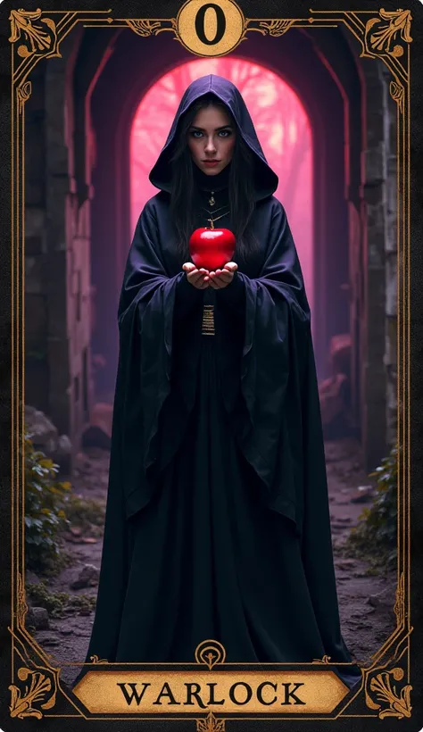 A tarot card depicting an enigmatic figure in the style of Leonardo da Vinci. The enigmatic figure stands in the center, score_9, score_8_up, score_7_up, score_6_up, score_5_up, score_4_up, realistic style, photo, photorealistic, high detail, photo of a ve...