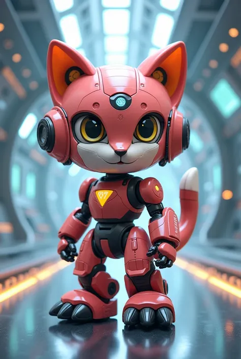 A cute cat mecha with code name Alt FS69